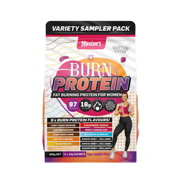 Maxine's Burn Protein Variety Sampler Pack